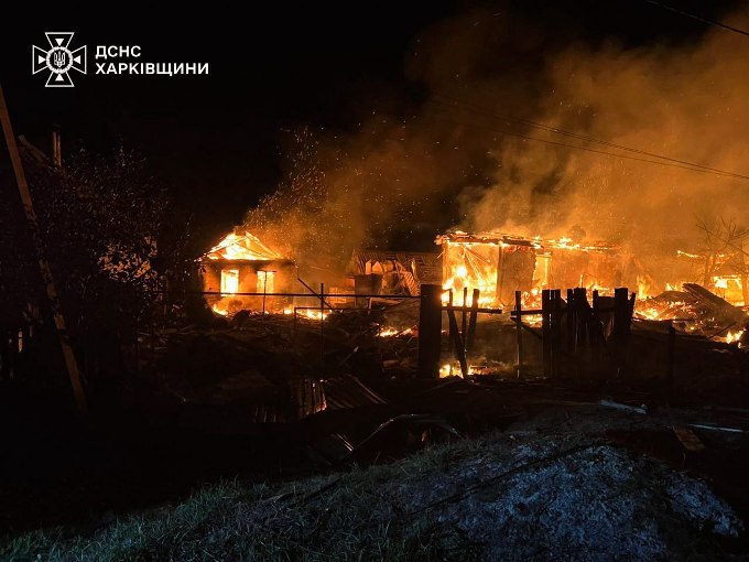 Великий Бурлук зазнав удару дронів рф 
